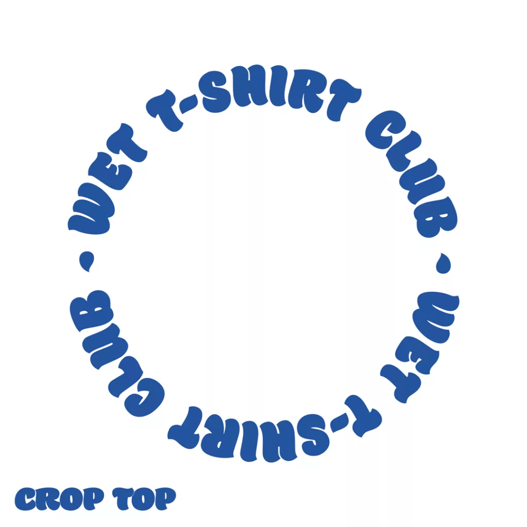 WET T-SHIRT CLUB CROP TOP